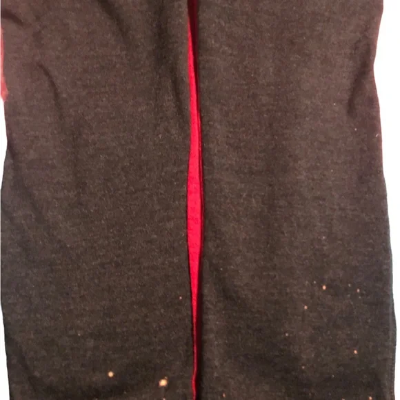 Not for sale. Victoria Secret Pink black and red leggings. Size M. - Picture 4 of 4